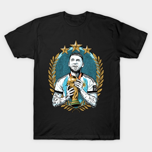 NICOLAS OTAMENDI T-Shirt by THE HORROR SHOP